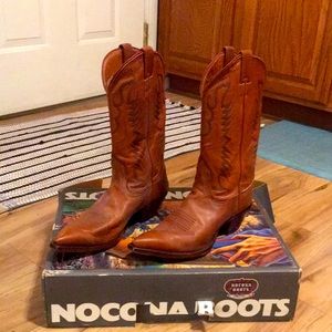 Nocona Women’s Brown Leather Boots/Size 9.5 B
